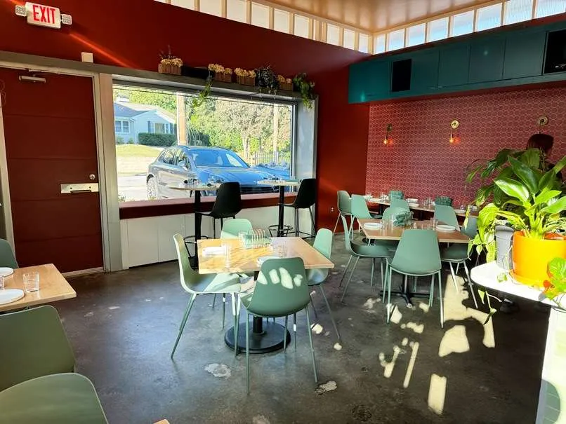 Front dining area at Ajja in Raleigh - nctriangledining.com