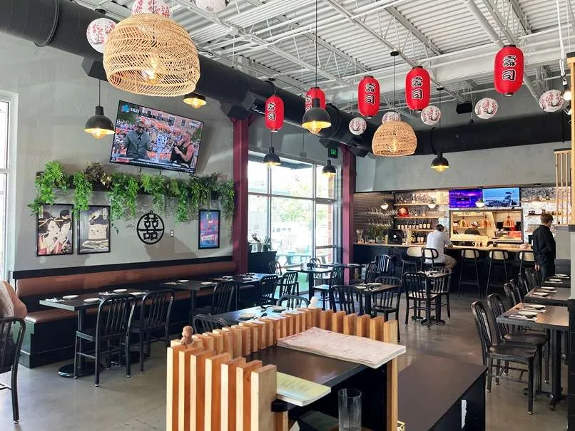 Interior of Gen Ramen in Raleigh - nctriangledining.com