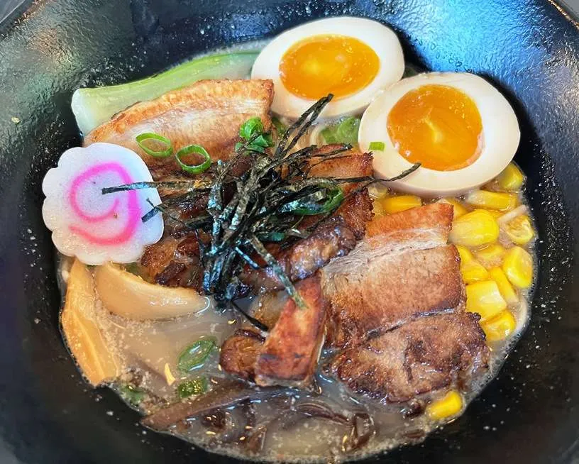 Tonkotsu ramen at Gen Ramen in Raleigh - nctriangledining.com