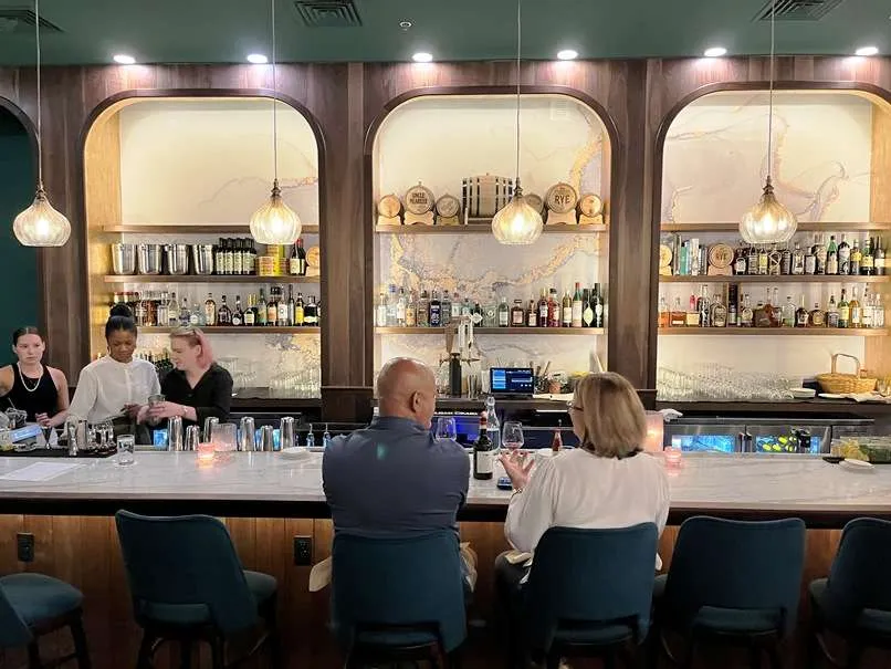 Classic bar at Seraphine, Durham - nctriangledining.com
