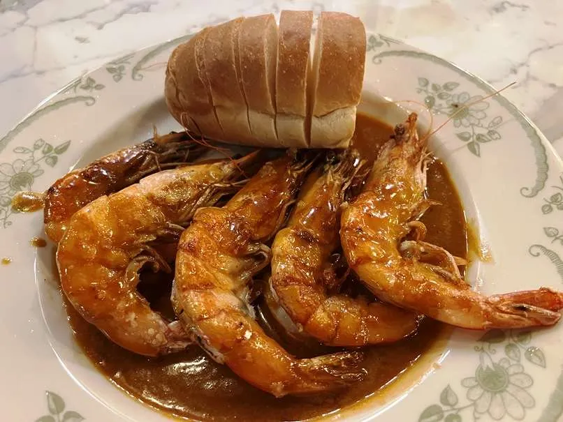Barbeque shrimp at Seraphine, Durham - nctriangledining.com