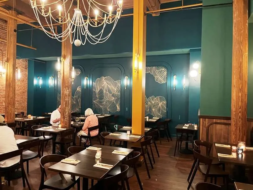 Dining room at Seraphine, Durham - nctriangledining.com