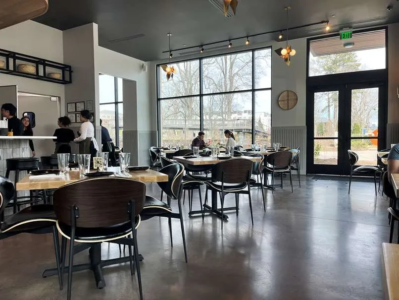 Open dining room at SAAP in Cary - nctriangledining.com