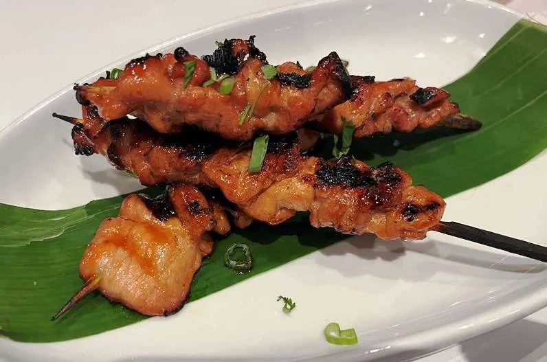 Moo ping pork skewers at SAAP in Cary - nctriangledining.com
