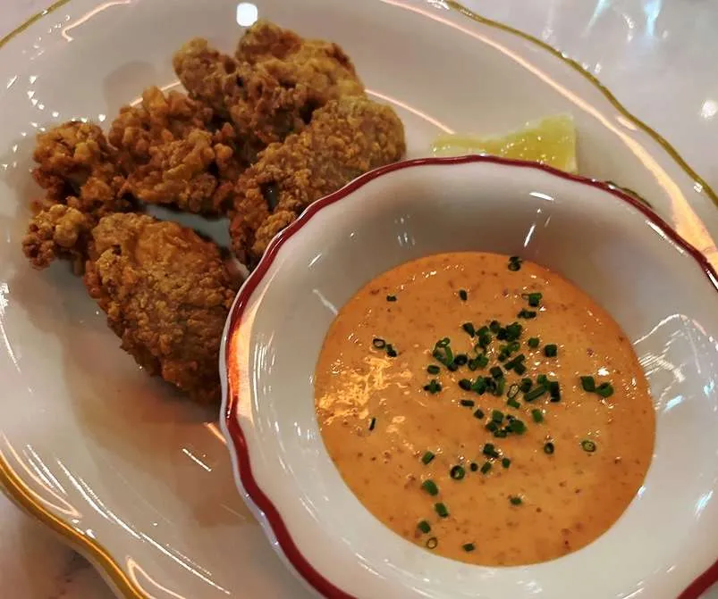 Fried oysters at Seraphine, Durham - nctriangledining.com