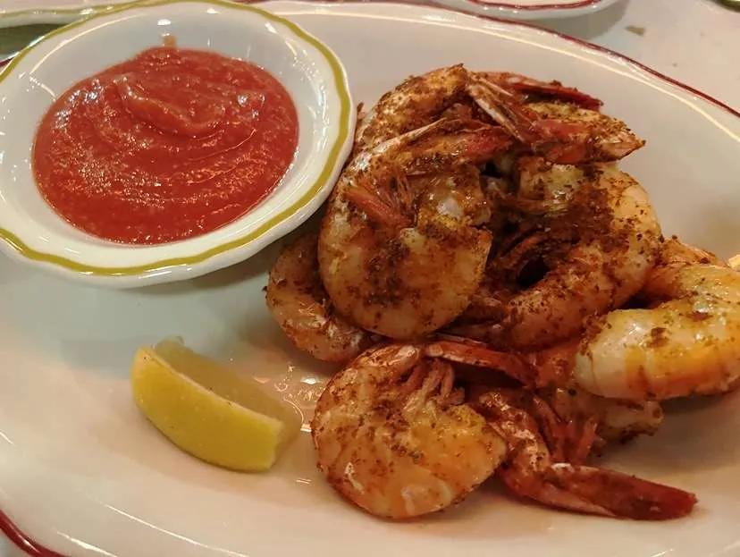 Peel and eat shrimp at Seraphine, Durham - nctriangledining.com