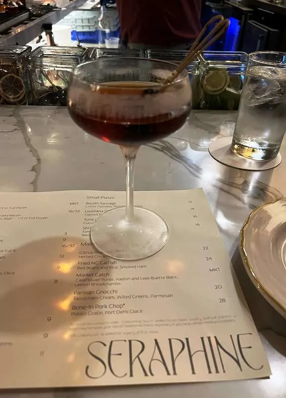 Cocktail time at Seraphine, Durham - nctriangledining.com