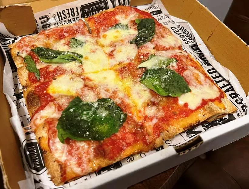Frasketta Pizza Romana margherita pizza - nctriangledining.com