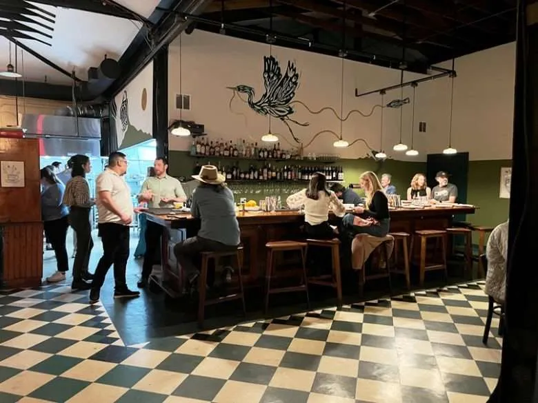 Bar at Figulina in Raleigh