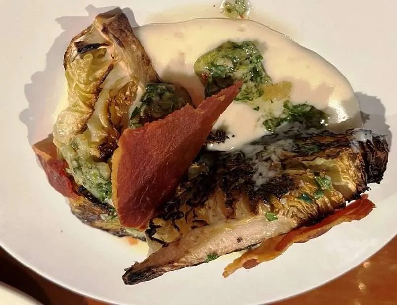 Charred cabbage at Figulina in Raleigh - nctriangledining.com