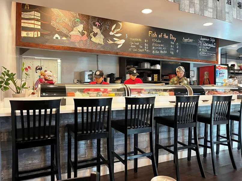 Sushi bar at Akami Sushi Bar in Apex, NC - nctriangledining.com