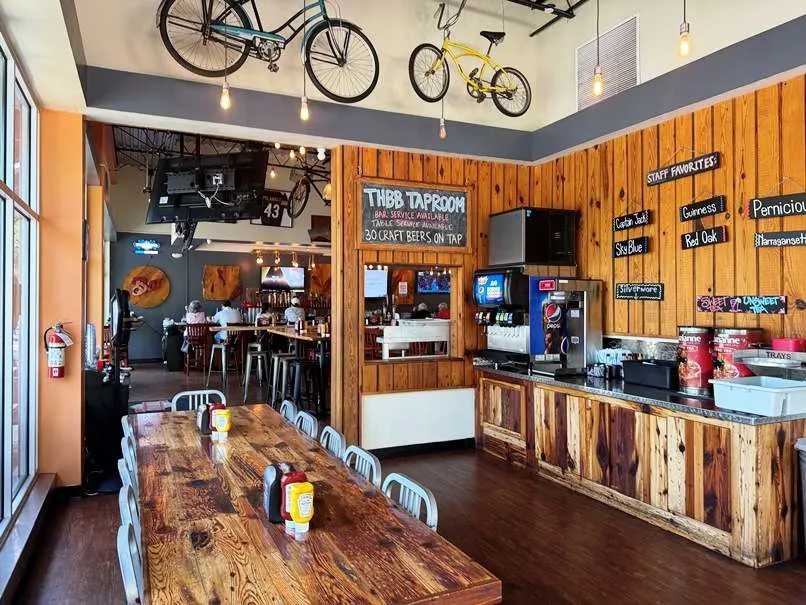 Interior of Town Hall Burger & Beer in Durham - nctriangledining.com