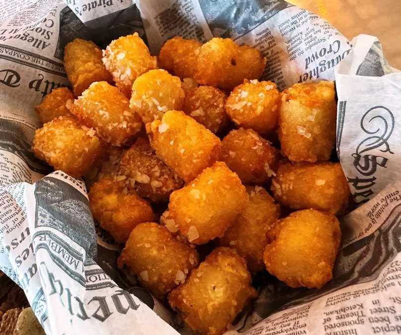 Truffle parm tots at Town Hall Burger & Beer in Durham - nctriangledining.com