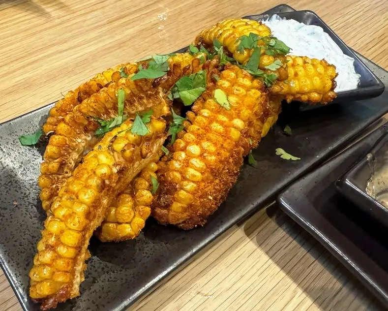 Corn ribs at Atomic Clock Brewing in Durham - nctriangledining.com