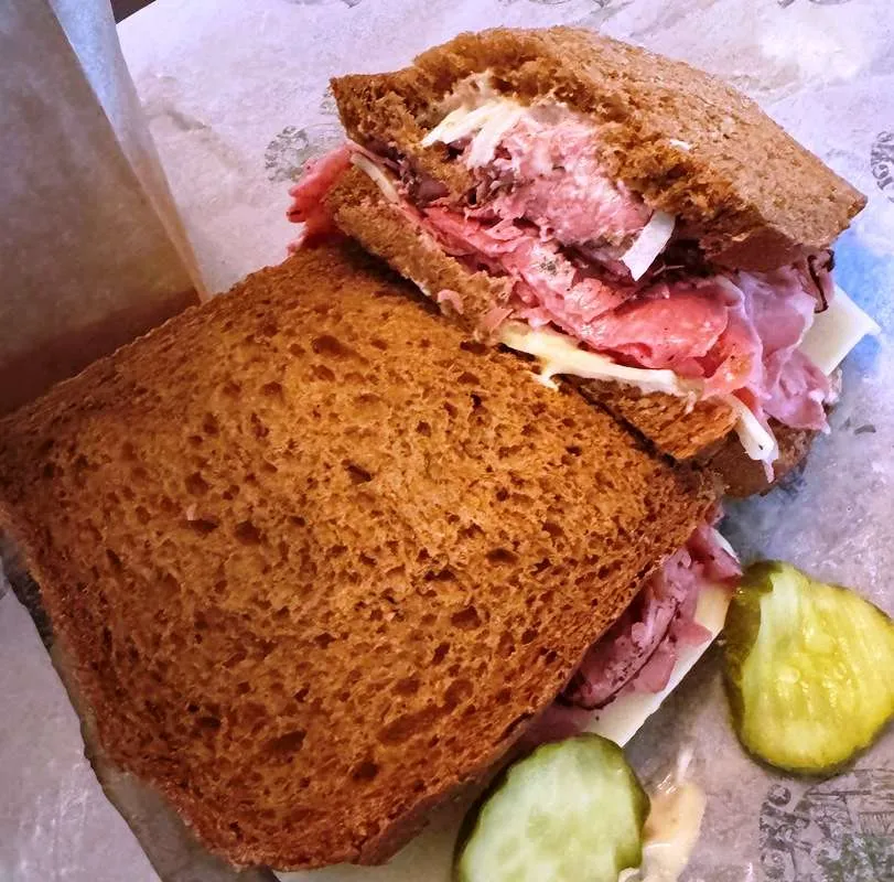 Pastrami sandwich at Brooklyn Pickle, Raleigh - nctriangledining.com