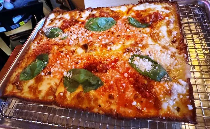 Vodka pizza at Emmy Squared in Durham - nctriangledining.com