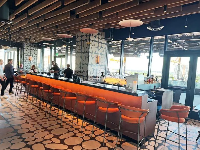 Bar area at La Terrazza in Raleigh - nctriangledining.com