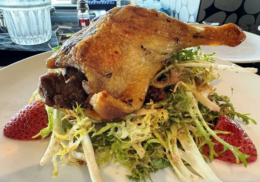 Duck confit at La Terrazza in Raleigh - nctriangledining.com