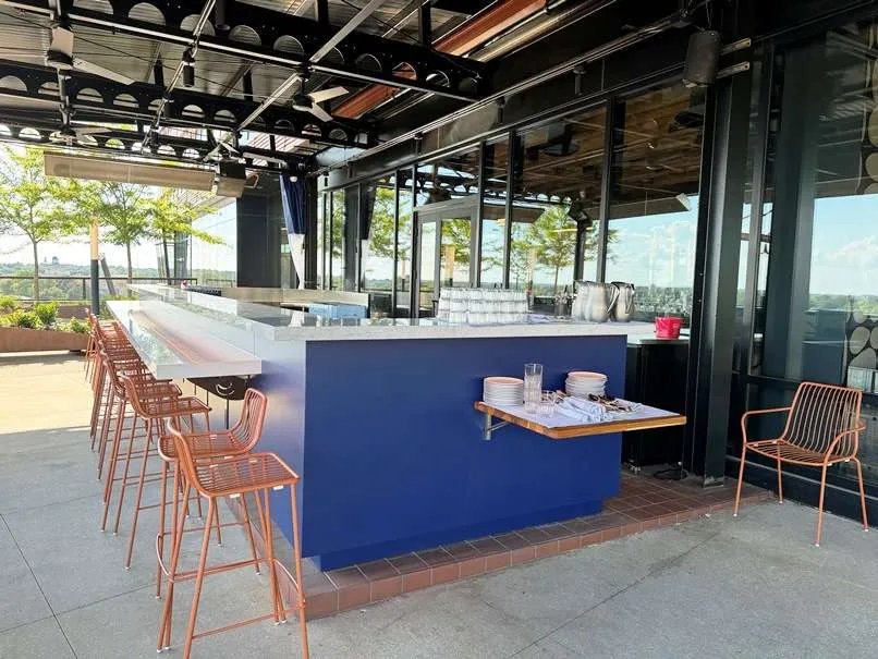 Patio bar at La Terrazza - nctriangledining.com