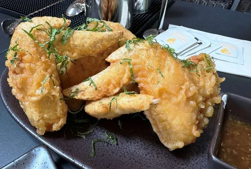 Pok pok wings at Atomic Clock Brewing in Durham - nctriangledining.com