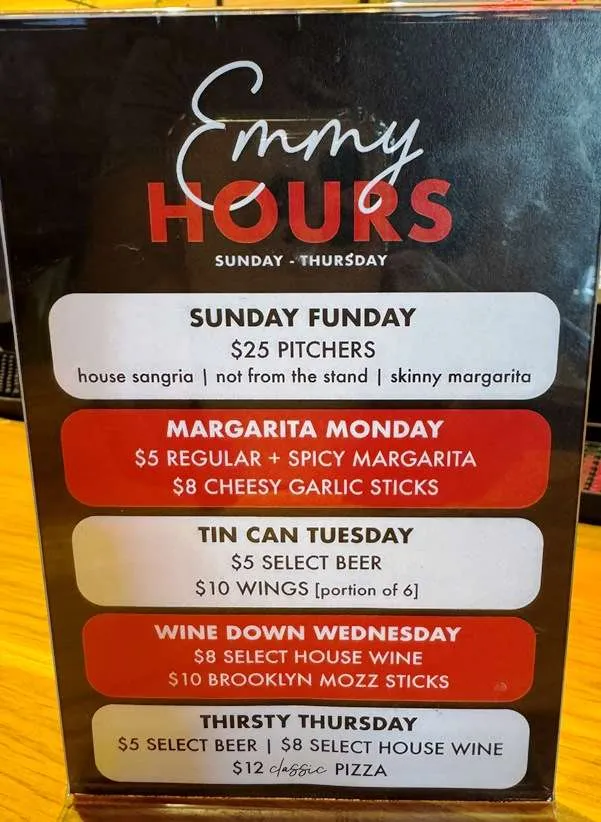 Food specials at Emmy Squared in Durham - nctriangledining.com