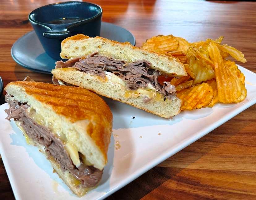 French dip panini at Postino Village District, Raleigh - nctriangledining.com