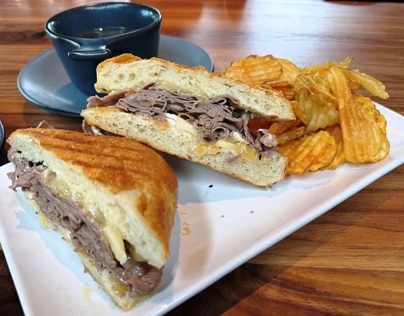 French dip panini at Postino Village District, Raleigh - nctriangledining.com
