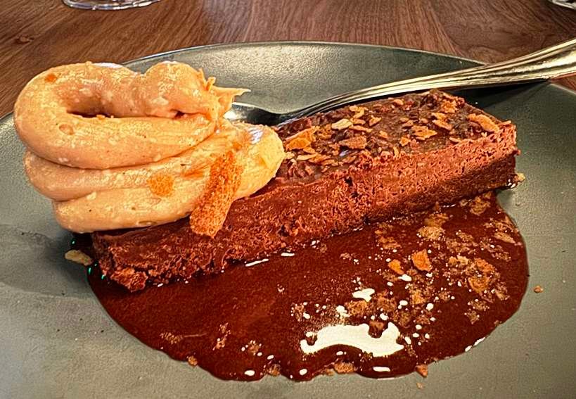 Crunchy hazelnut bar at Postino Village District, Raleigh - nctriangledining.com