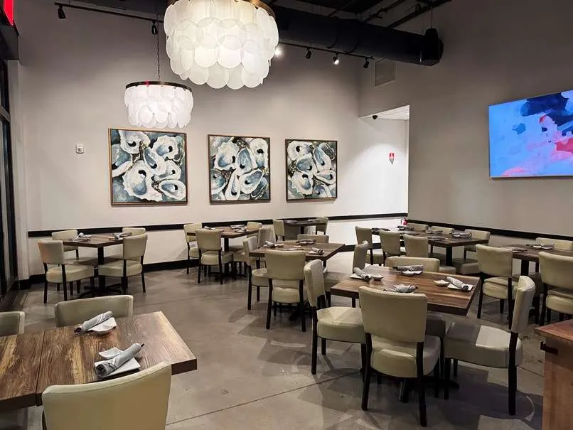 Dining room at Zest Sushi and Small Plates, Cary - nctriangledining.com