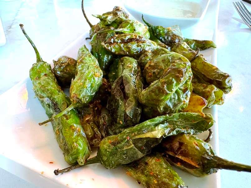 Shishito peppers at Zest Sushi and Small Plates, Cary - nctriangledining.com