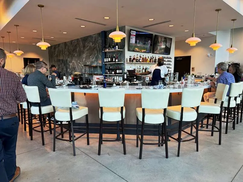 Main bar at Zest Sushi and Small Plates, Cary - nctriangledining.com