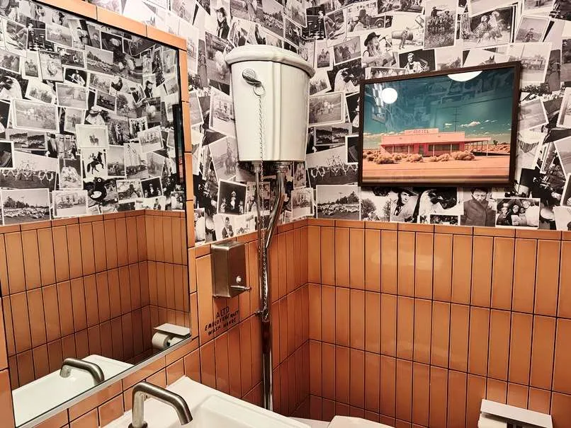 Bathroom at Little Rey in Raleigh - nctriangledining.com