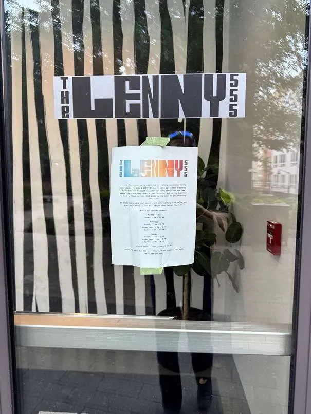 Signage for the Lenny in Durham - nctriangledining.com