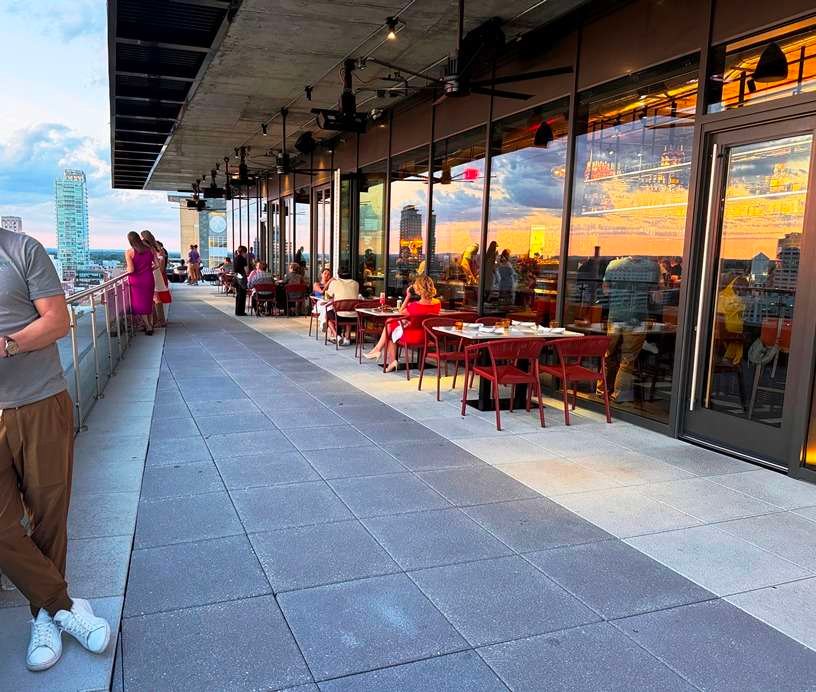 Patio at the Lenny in Durham - nctriangledining.com