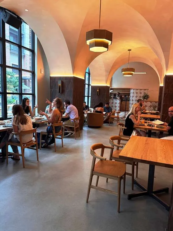 Dining room at Boatman Spirits Co in Raleigh - nctriangledining.com