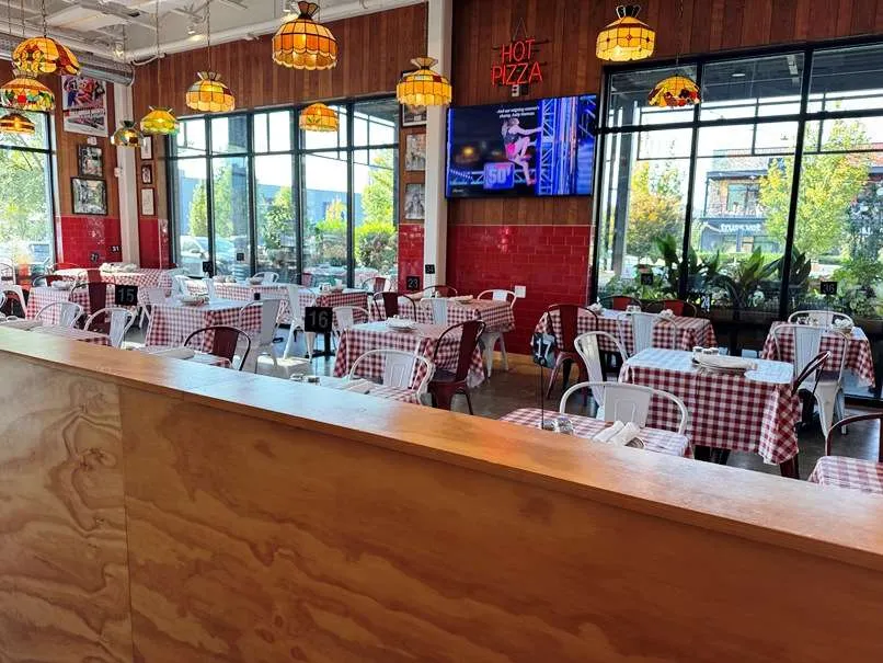 Dining room at Dino's Pizza in Durham - nctriangledining.com