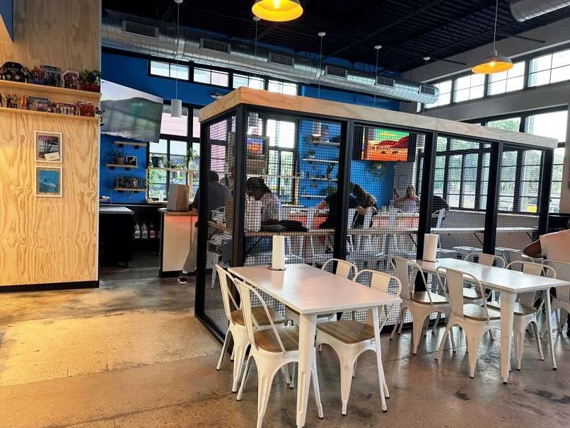 Bar area at Lawrence Barbecue, Cary - nctriangledining.com