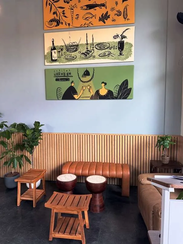 Sitting area at Shinmai Kumo, Cary - nctriangledining.com