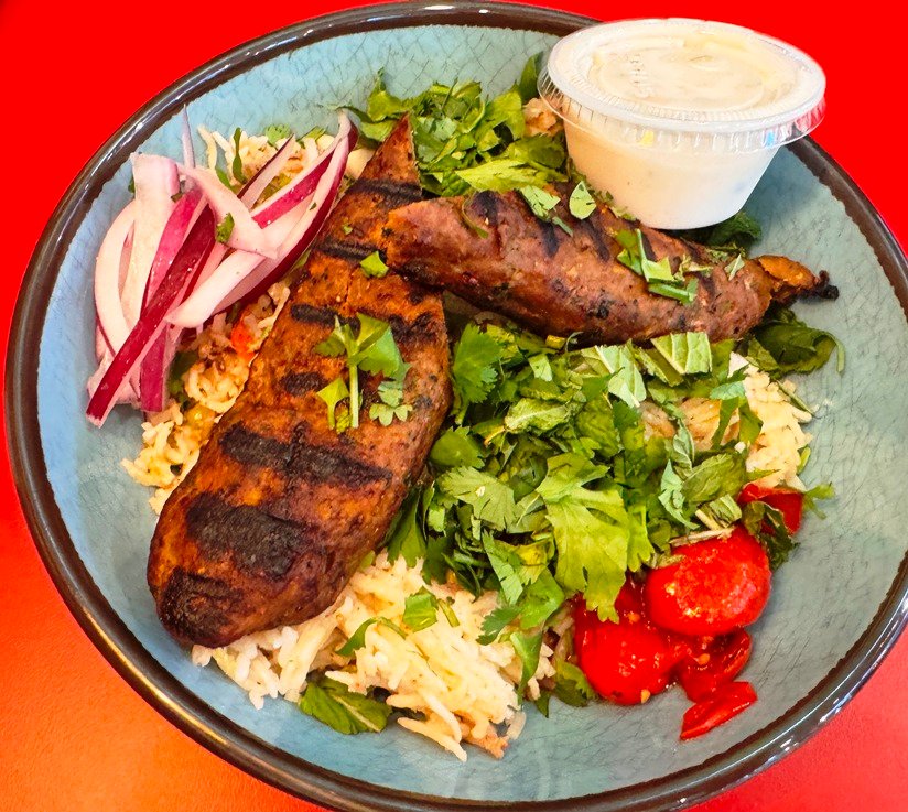 Lamb rice plate at Botiwalla in Raleigh - nctriangledining.com