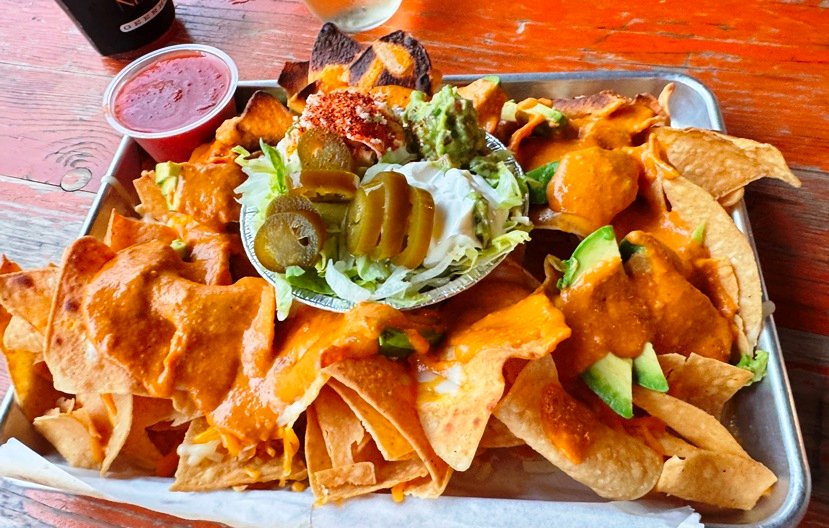 Slacker nachos at East of Texas at ATC in Durham - nctriangledining.com
