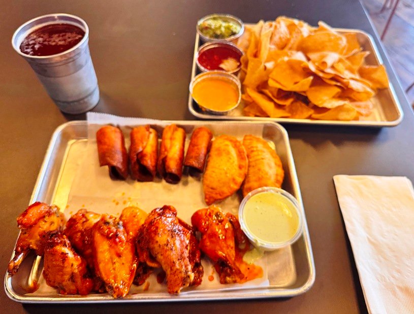 Touchdown tray at East of Texas at ATC in Durham - nctriangledining.com