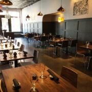 Dining room at City Market Sushi